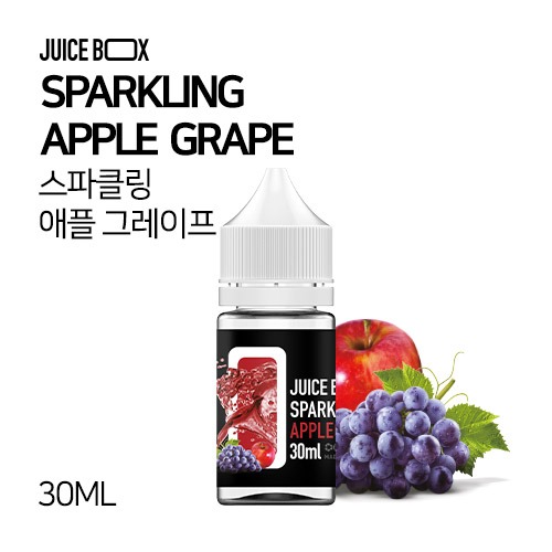 JUICE BOX 블랙라벨 스파클링 애플 그레이프 30ml