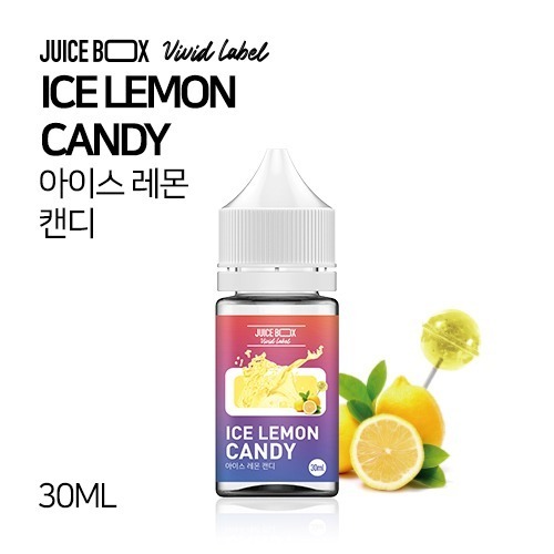 JUICE BOX 비비드라벨 아이스 레몬 캔디 30ml